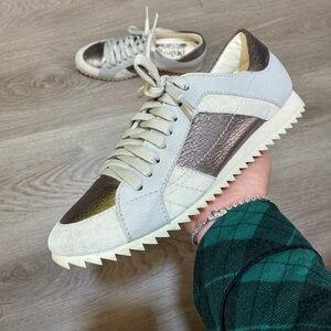 This is a pair of Pedro Garcia Carolina sneakers goatskin leather. Size 36